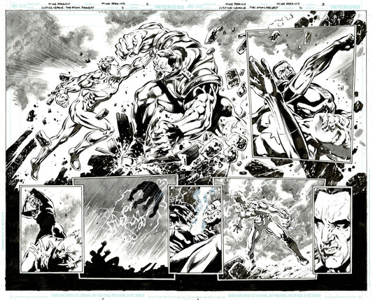 Justice League: The Atom Project #4 p.02 & 03 - Captain Atom vs Major Force!