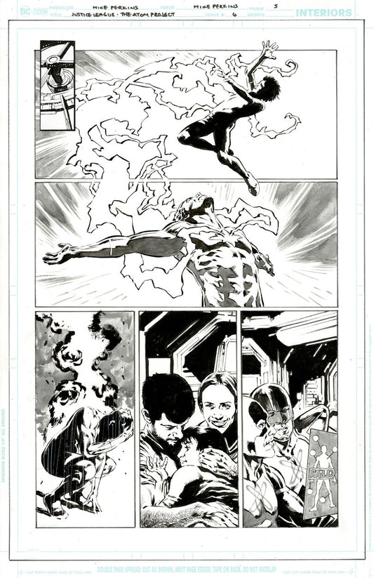 Justice League: The Atom Project #4 p.05 - The Atoms & Captain Atom!