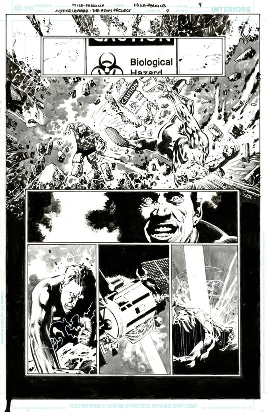 Justice League: The Atom Project #4 p.09 - Captain Atom vs Major Force!