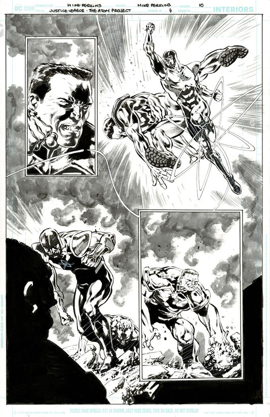 Justice League: The Atom Project #4 p.10 - The Atom vs Major Force!