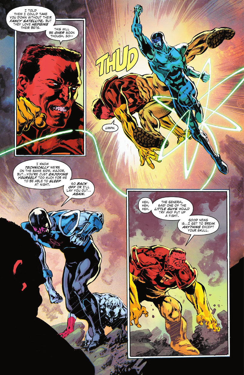 Justice League: The Atom Project #4 p.10 - The Atom vs Major Force!