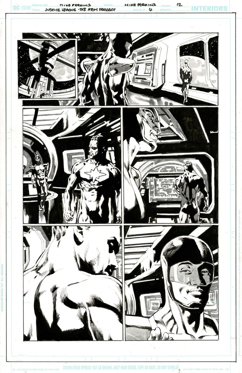 Justice League: The Atom Project #4 p.12 - The Atom & Captain Atom!