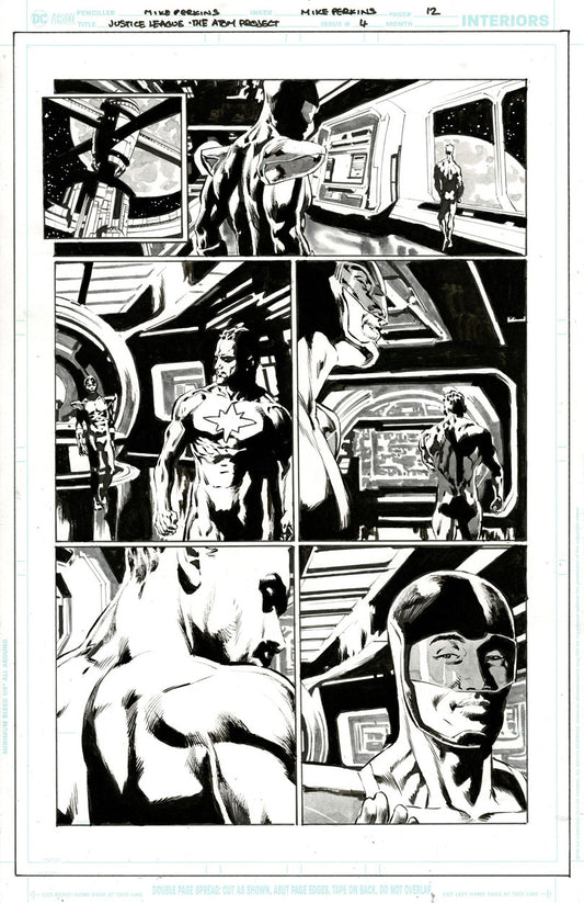 Justice League: The Atom Project #4 p.12 - The Atom & Captain Atom!