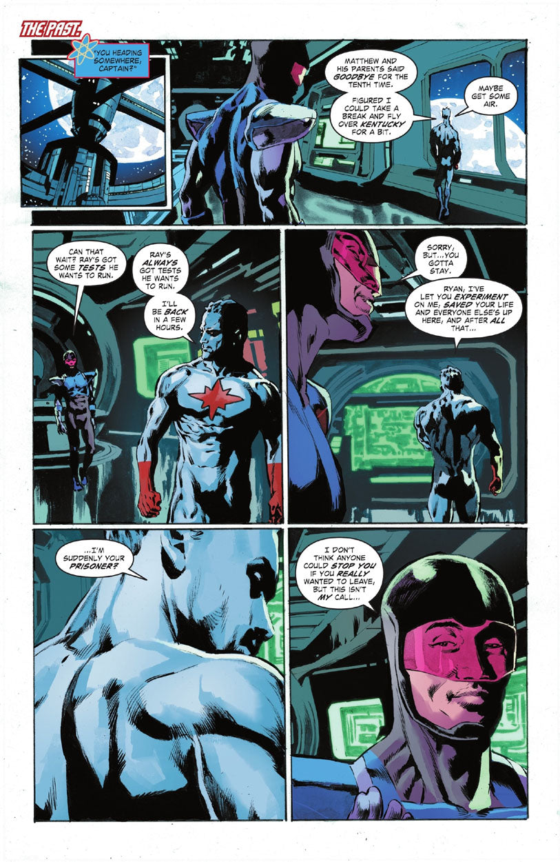 Justice League: The Atom Project #4 p.12 - The Atom & Captain Atom!
