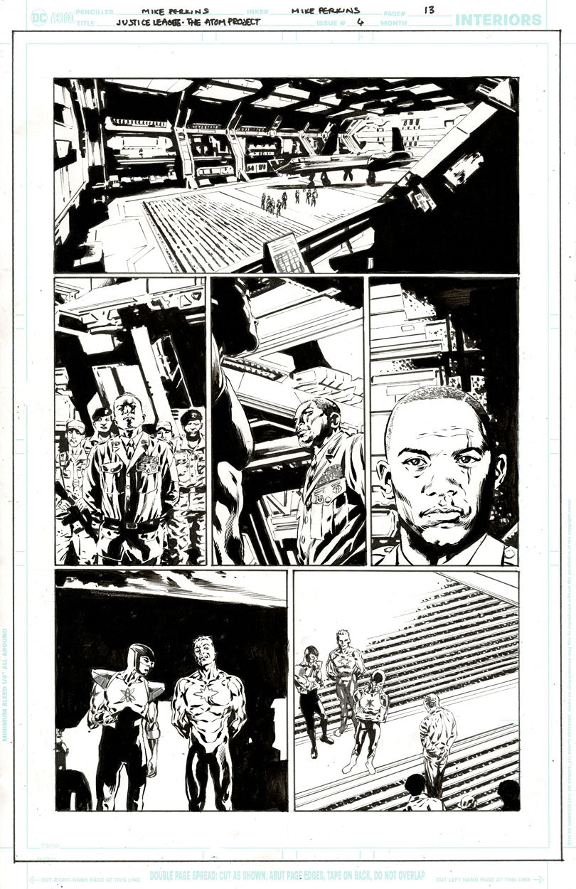 Justice League: The Atom Project #4 p.13 - The Atoms & Captain Atom!