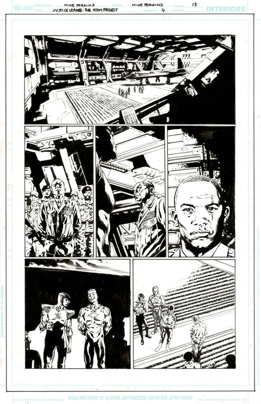 Justice League: The Atom Project #4 p.13 - The Atoms & Captain Atom!