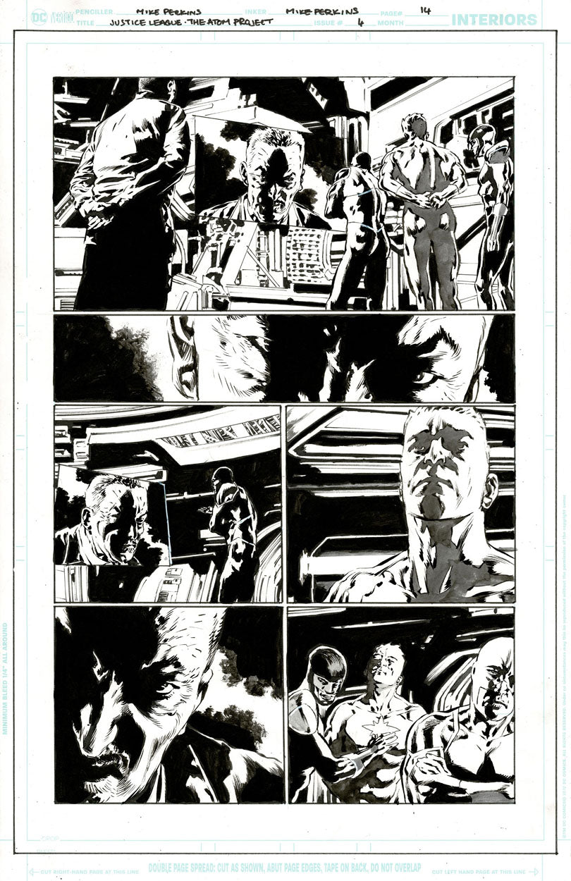 Justice League: The Atom Project #4 p.14 - The Atoms & Captain Atom!
