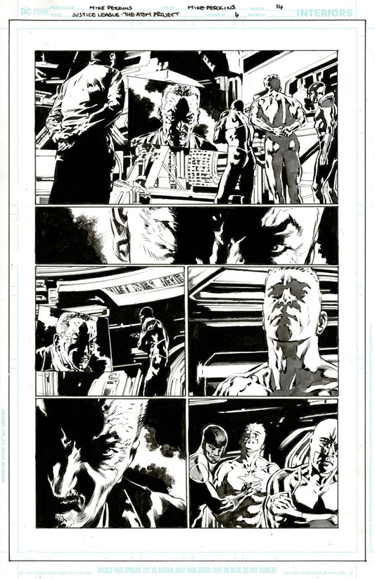 Justice League: The Atom Project #4 p.14 - The Atoms & Captain Atom!
