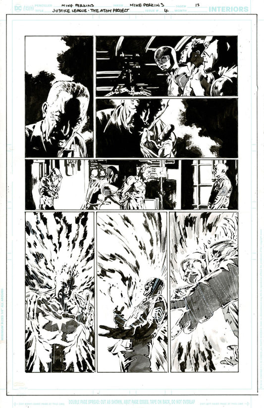 Justice League: The Atom Project #4 p.15 - The Atoms & Captain Atom!