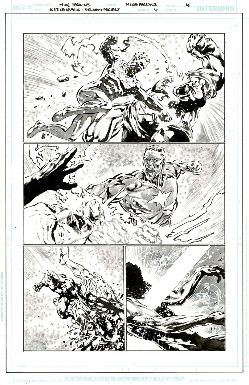 Justice League: The Atom Project #4 p.16 - Captain Atom vs Major Force!