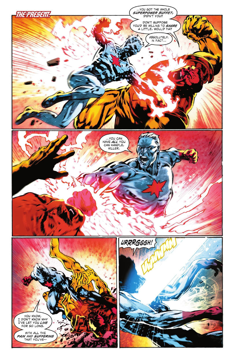 Justice League: The Atom Project #4 p.16 - Captain Atom vs Major Force!