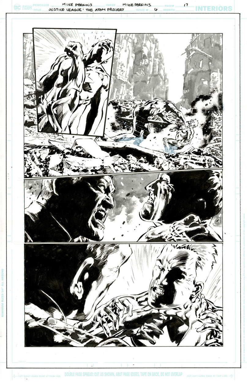 Justice League: The Atom Project #4 p.17 - Captain Atom vs Major Force!
