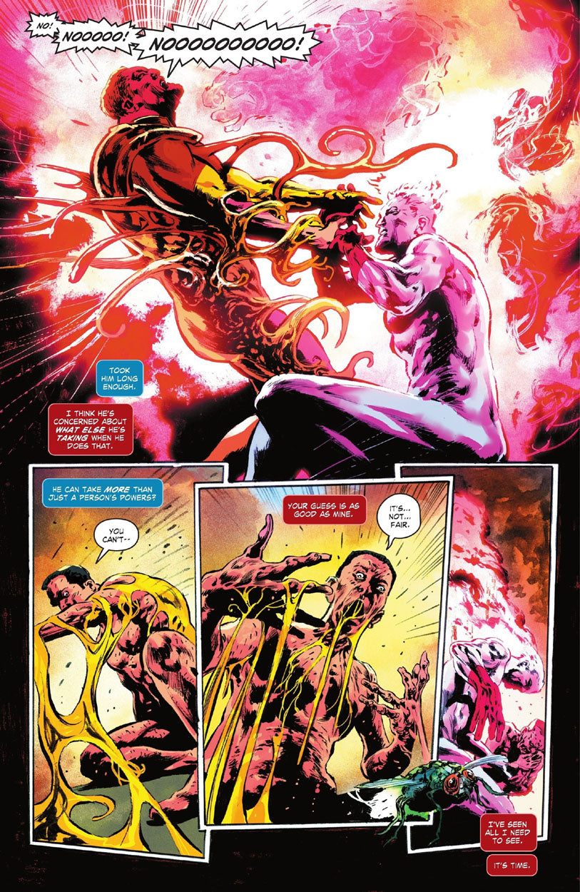 Justice League: The Atom Project #4 p.18 - Captain Atom Depowers Major Force!