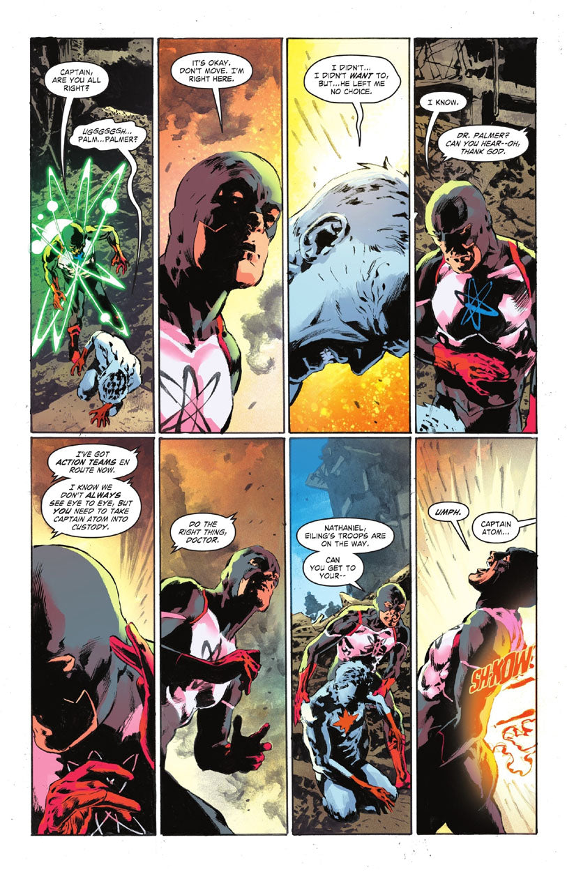 Justice League: The Atom Project #4 p.19 - The Atom & Captain Atom!