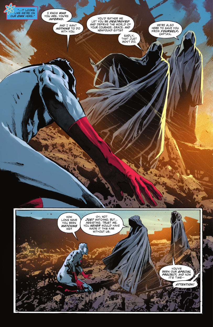 Justice League: The Atom Project #5 p.02 - Captain Atom Faces Inferno!