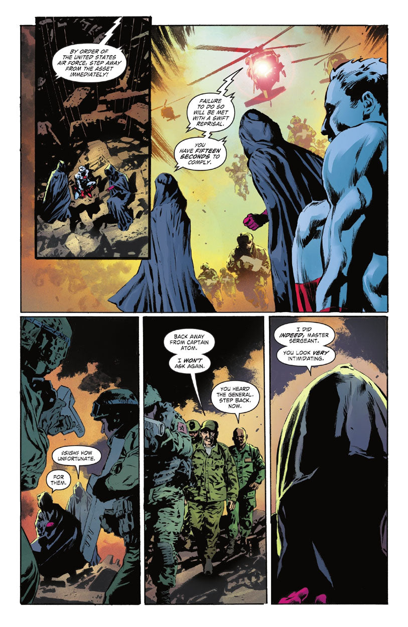 Justice League: The Atom Project #5 p.03 - Captain Atom & Inferno!