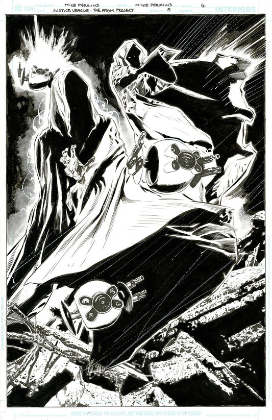 Justice League: The Atom Project #5 p.04 - Title & Credits Splash!