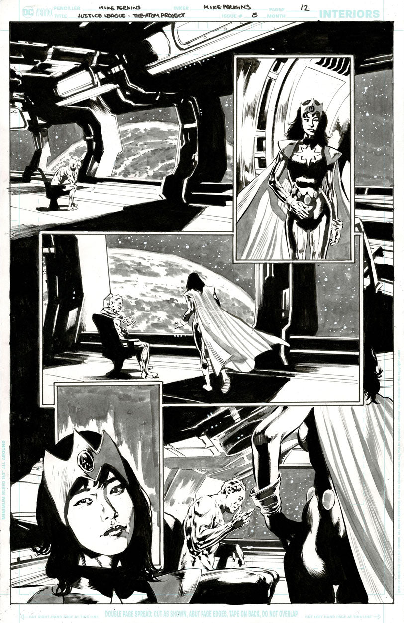 Justice League: The Atom Project #5 p.12 - Captain Atom & Dr Light!