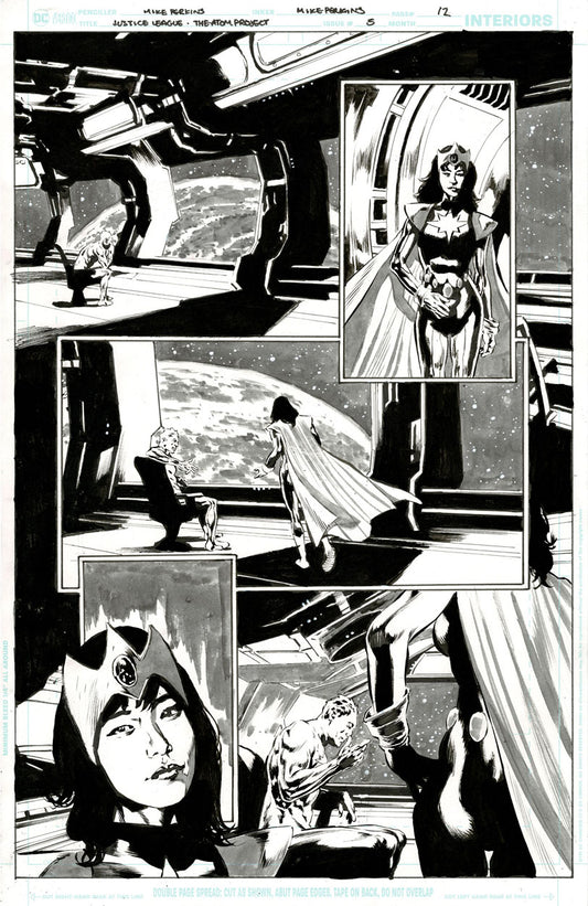 Justice League: The Atom Project #5 p.12 - Captain Atom & Dr Light!