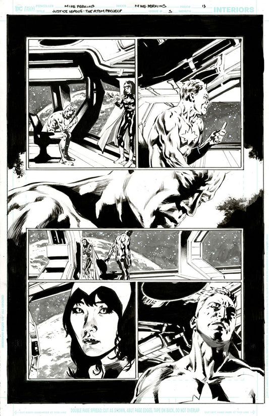 Justice League: The Atom Project #5 p.13 - Captain Atom & Dr Light!