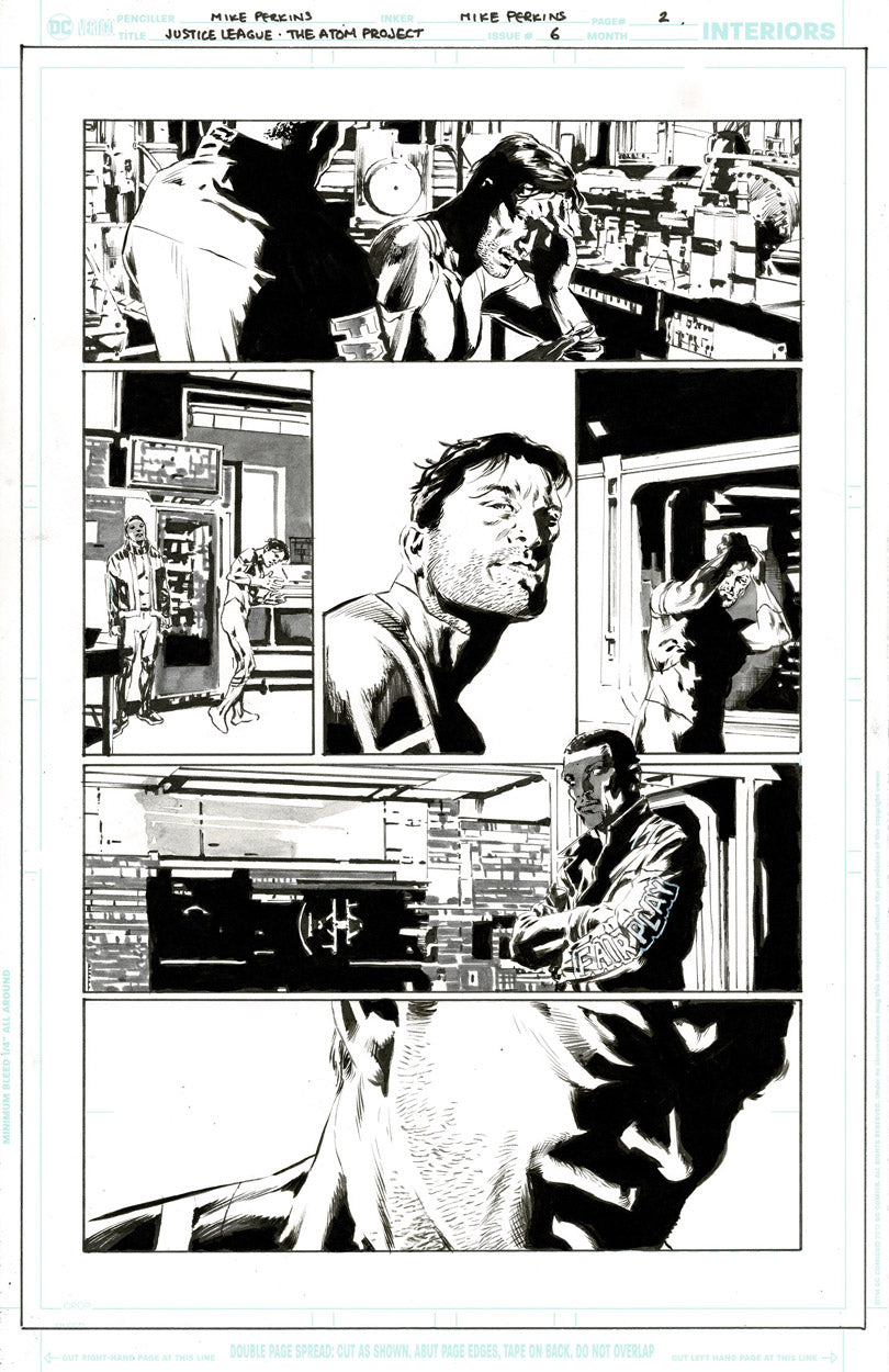 Justice League: The Atom Project #6 p.02 - Mr. Terrific & The Atom!