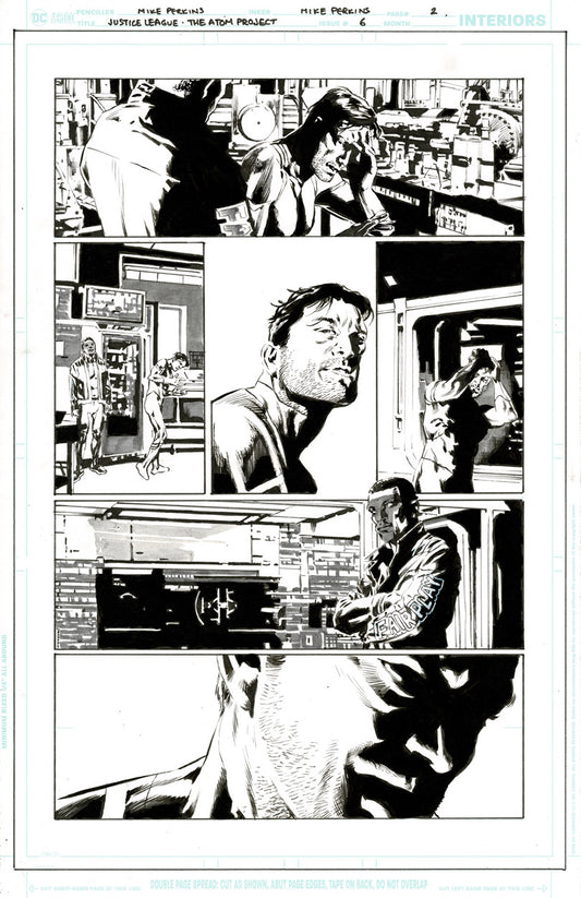 Justice League: The Atom Project #6 p.02 - Mr. Terrific & The Atom!