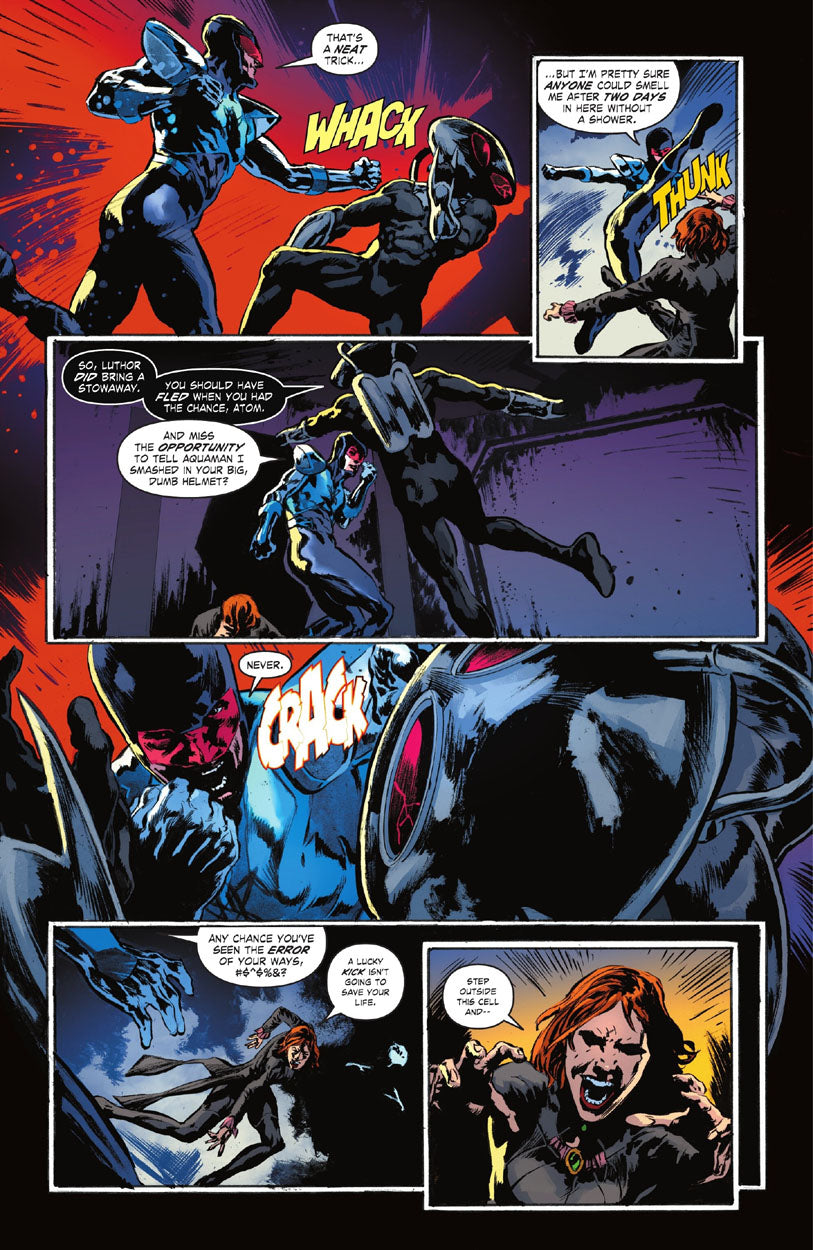 Justice League: The Atom Project #6 p.08 - Black Manta & Pythoness!