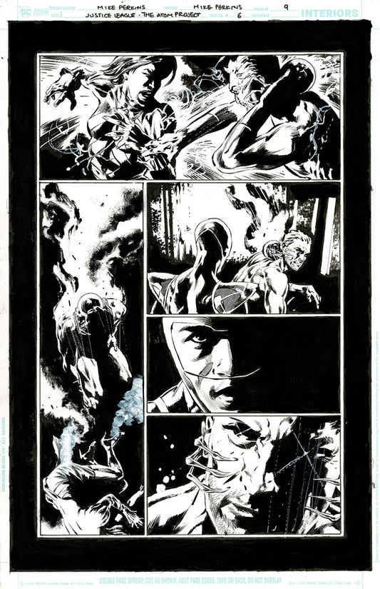 Justice League: The Atom Project #6 p.09 - Captain Atom defeats Pythoness!