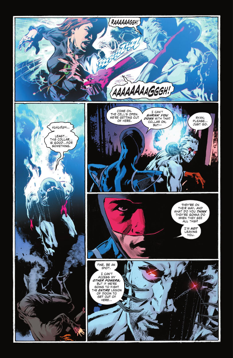 Justice League: The Atom Project #6 p.09 - Captain Atom defeats Pythoness!