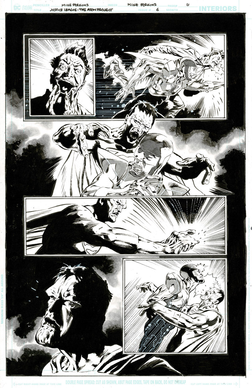 Justice League: The Atom Project #6 p.11 - Joker & Bizarro vs The Atom!