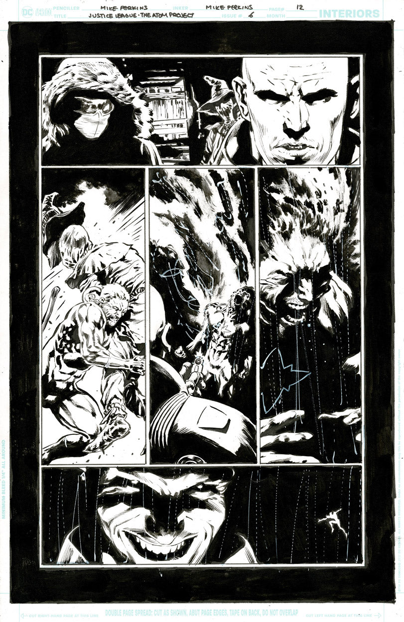 Justice League: The Atom Project #6 p.12 - The Legion of Doom vs Captain Atom!