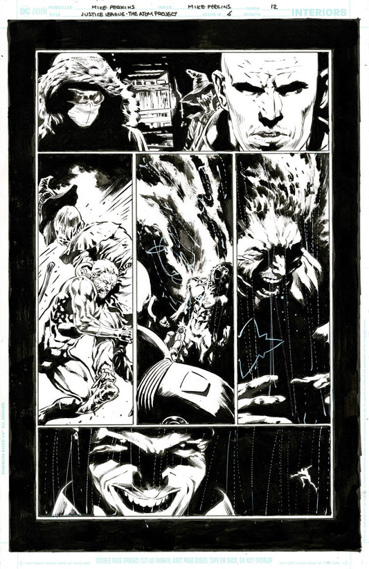 Justice League: The Atom Project #6 p.12 - The Legion of Doom vs Captain Atom!
