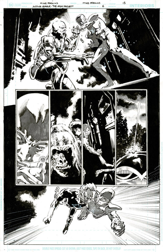 Justice League: The Atom Project #6 p.13 - The Legion of Doom vs The Atoms!