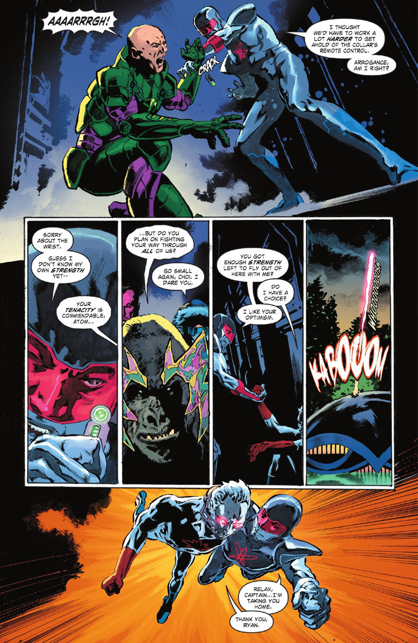 Justice League: The Atom Project #6 p.13 - The Legion of Doom vs The Atoms!