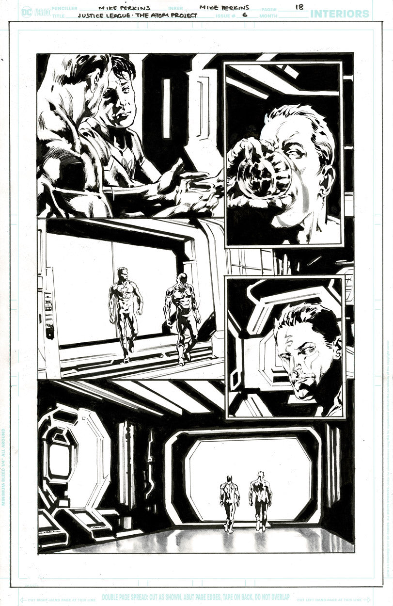 Justice League: The Atom Project #6 p.18 - Captain Atom & The Atom!
