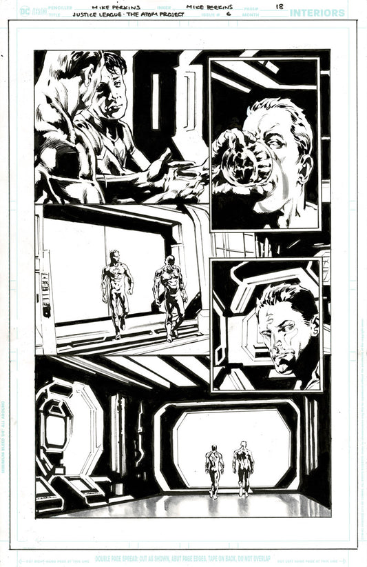 Justice League: The Atom Project #6 p.18 - Captain Atom & The Atom!