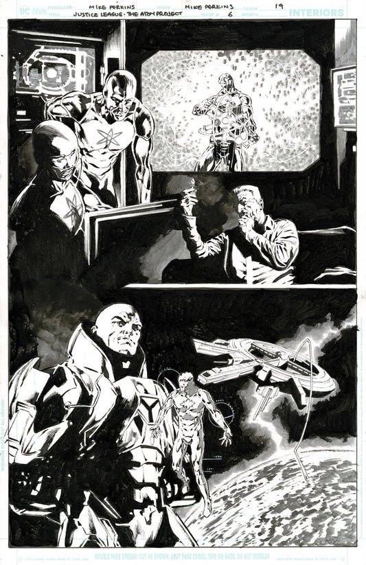 Justice League: The Atom Project #6 p.19 - Battlesuit Lex Luthor!