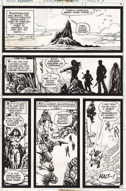 Ayers, Dick - Kamandi #53 p.07 - Bloodstalker & Doile!
