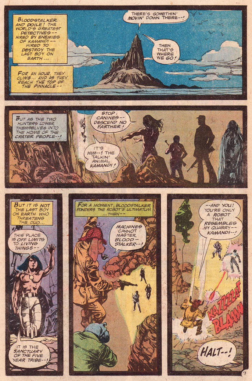 Ayers, Dick - Kamandi #53 p.07 - Bloodstalker & Doile!