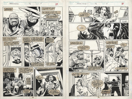 Smith, Todd - Marvel Fanfare #46 pgs.29 & 30 - The Thing Silver Age Story!