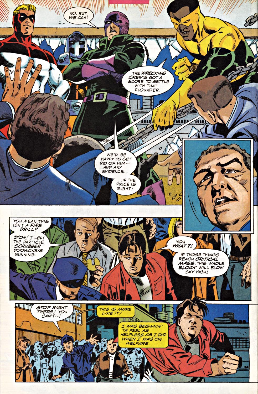 Olliffe, Pat - Marvel Team-Up #10 p.11 - The Wrecking Crew!