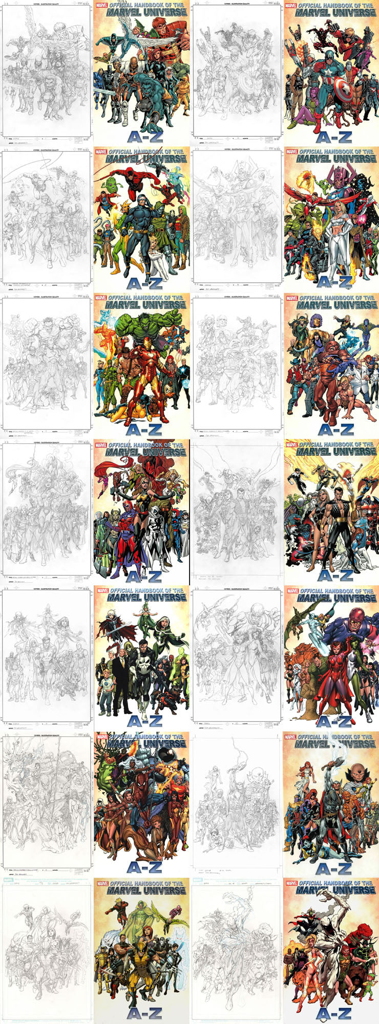 Grummett, Tom - Marvel Universe 14 Cover Set - $17,500