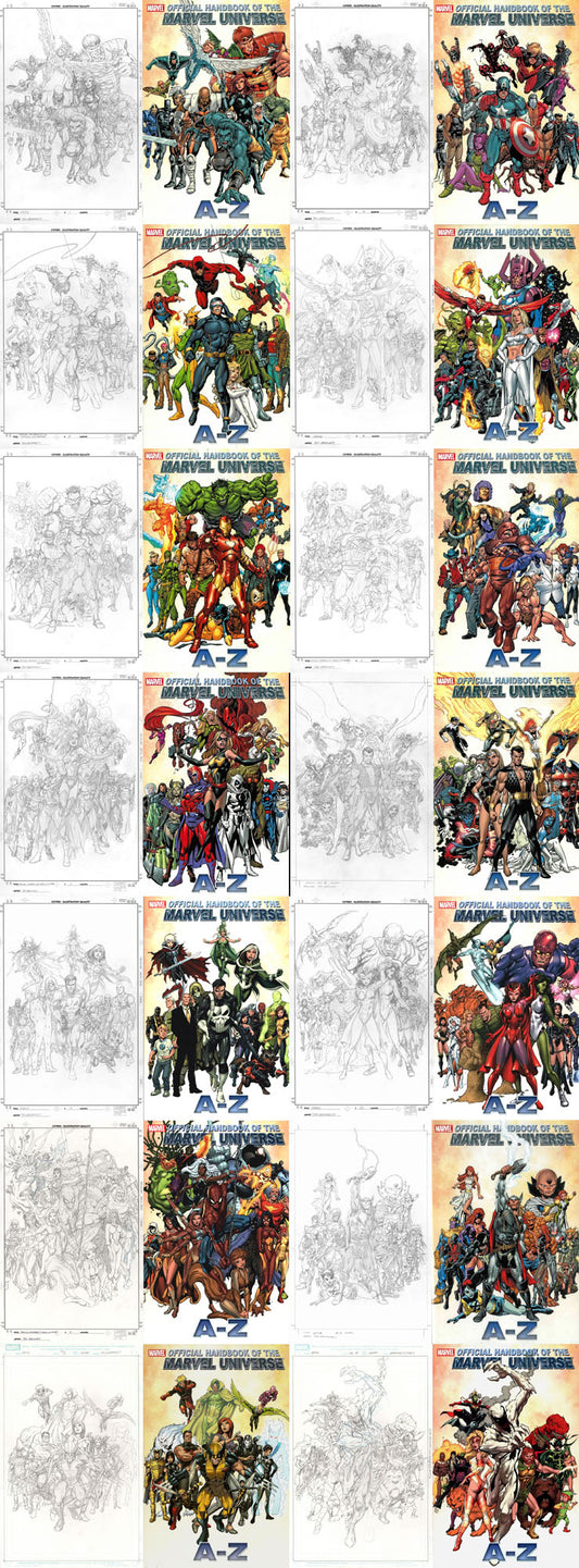 Grummett, Tom - Marvel Universe 14 Cover Set - $17,500
