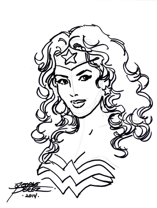Pérez, George - Wonder Woman Sketch!