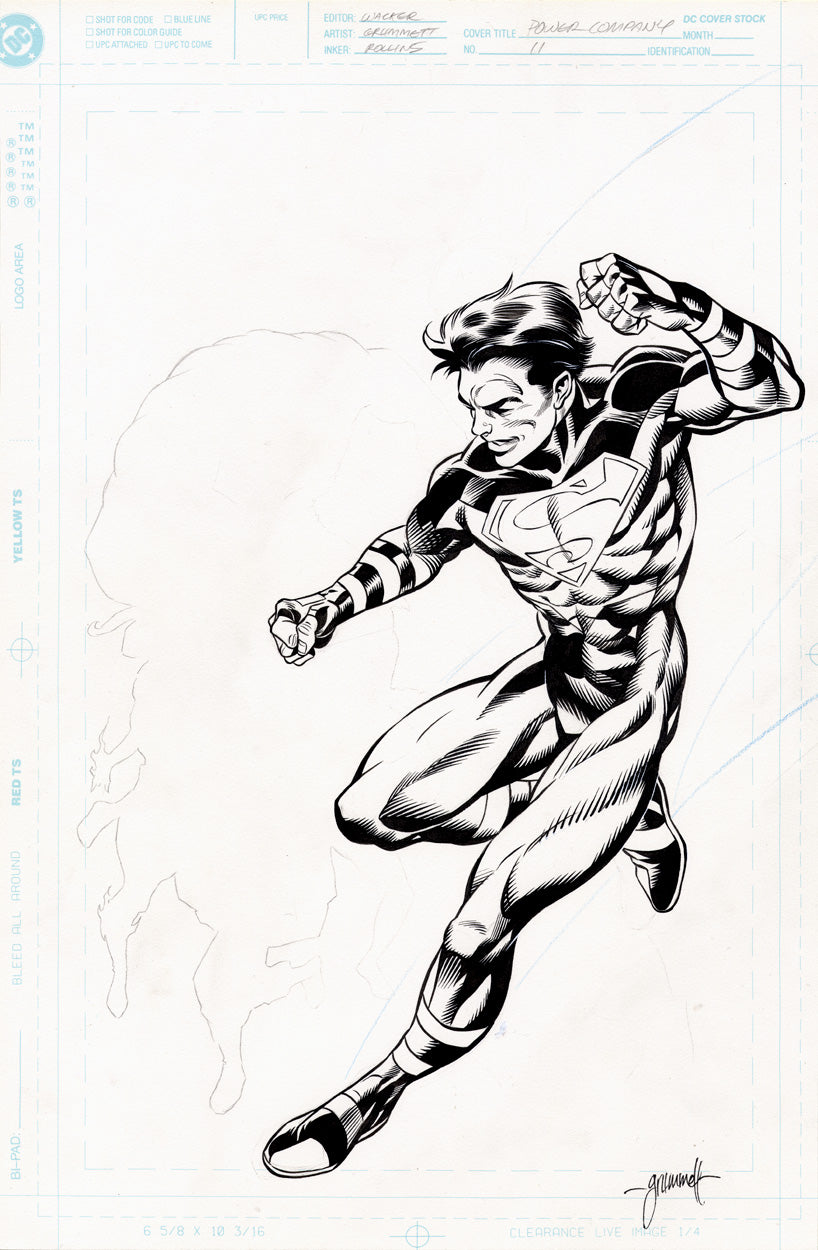 Grummett, Tom - Power Company #11 - Superboy Potential Cover Vote Winner!