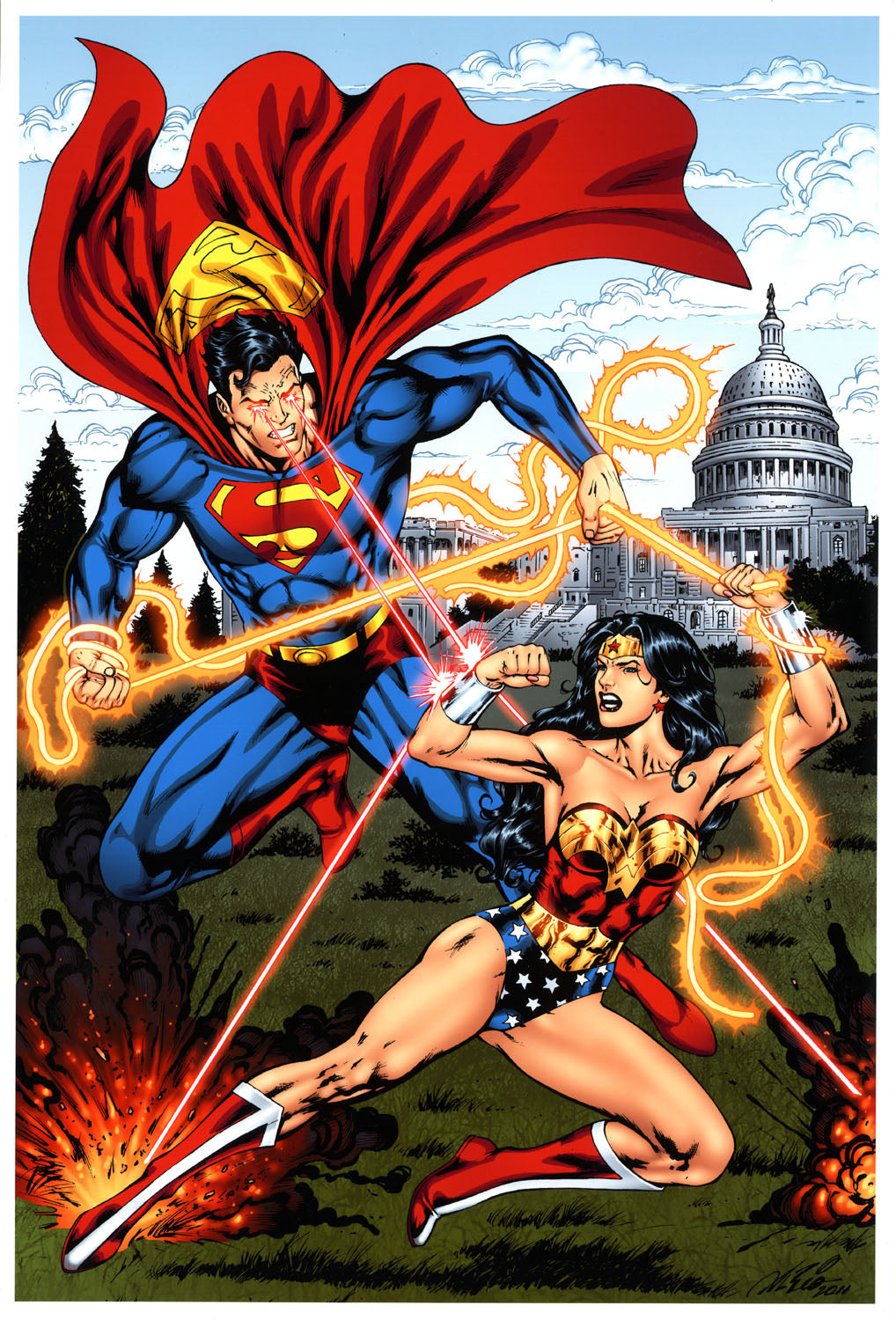 Rio, Al – Superman vs Wonder Woman Convention Print Art!