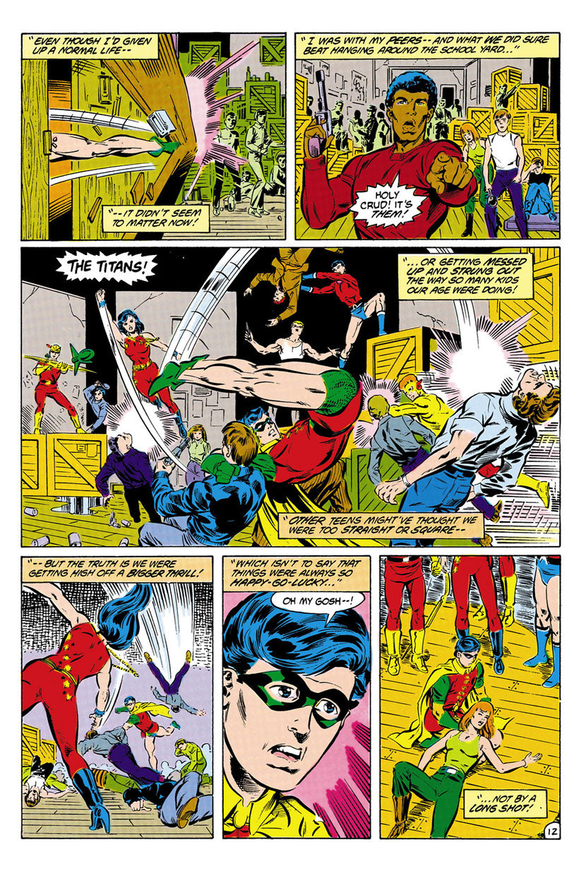 Larsen, Erik - Secret Origins #13 p.12 - Teen Titans!