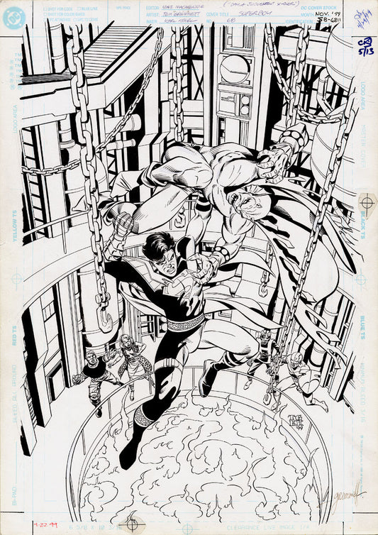 Grummett, Tom - Superboy #68 Cover - Kirby's The Demon!