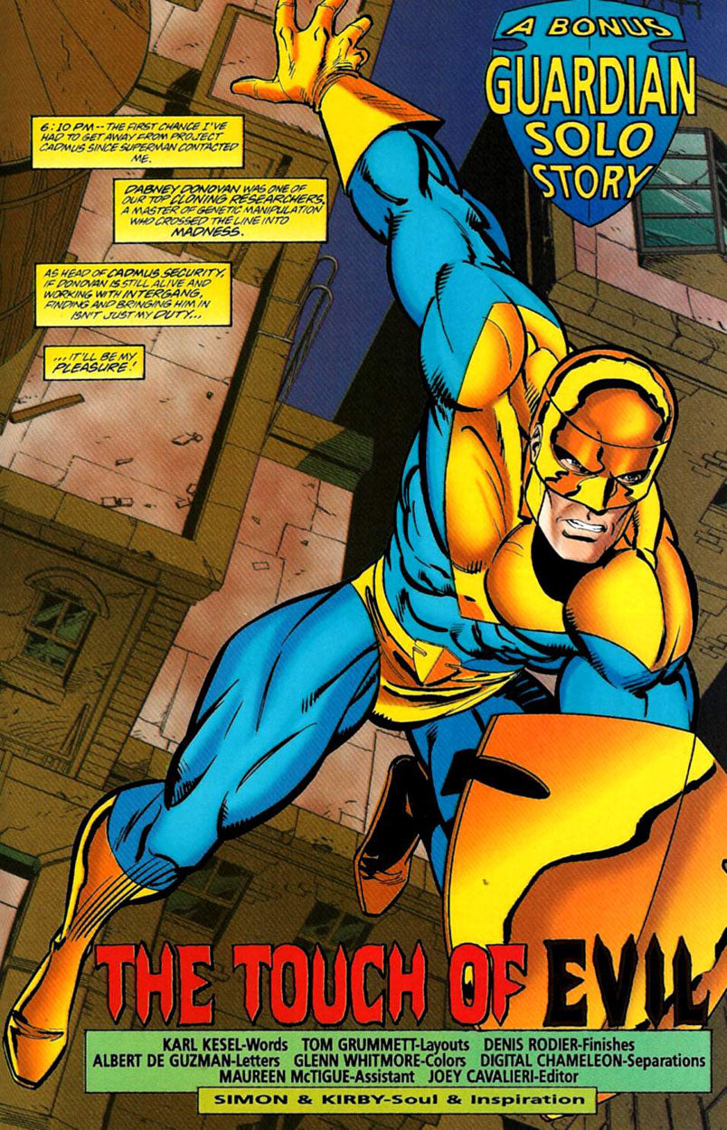 Grummett, Tom - Adventures of Superman #550 - Guardian Splash!