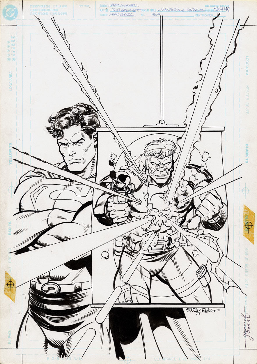 Grummett, Tom - Adventures of Superman #569 Cover!